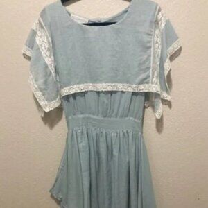 Vintage 1980s Jessica McClintock Prairiecore Cottagecore Dainty Dress Size Small